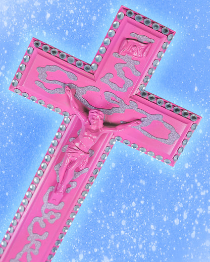 Crucifix Rose/Argent God is Queer