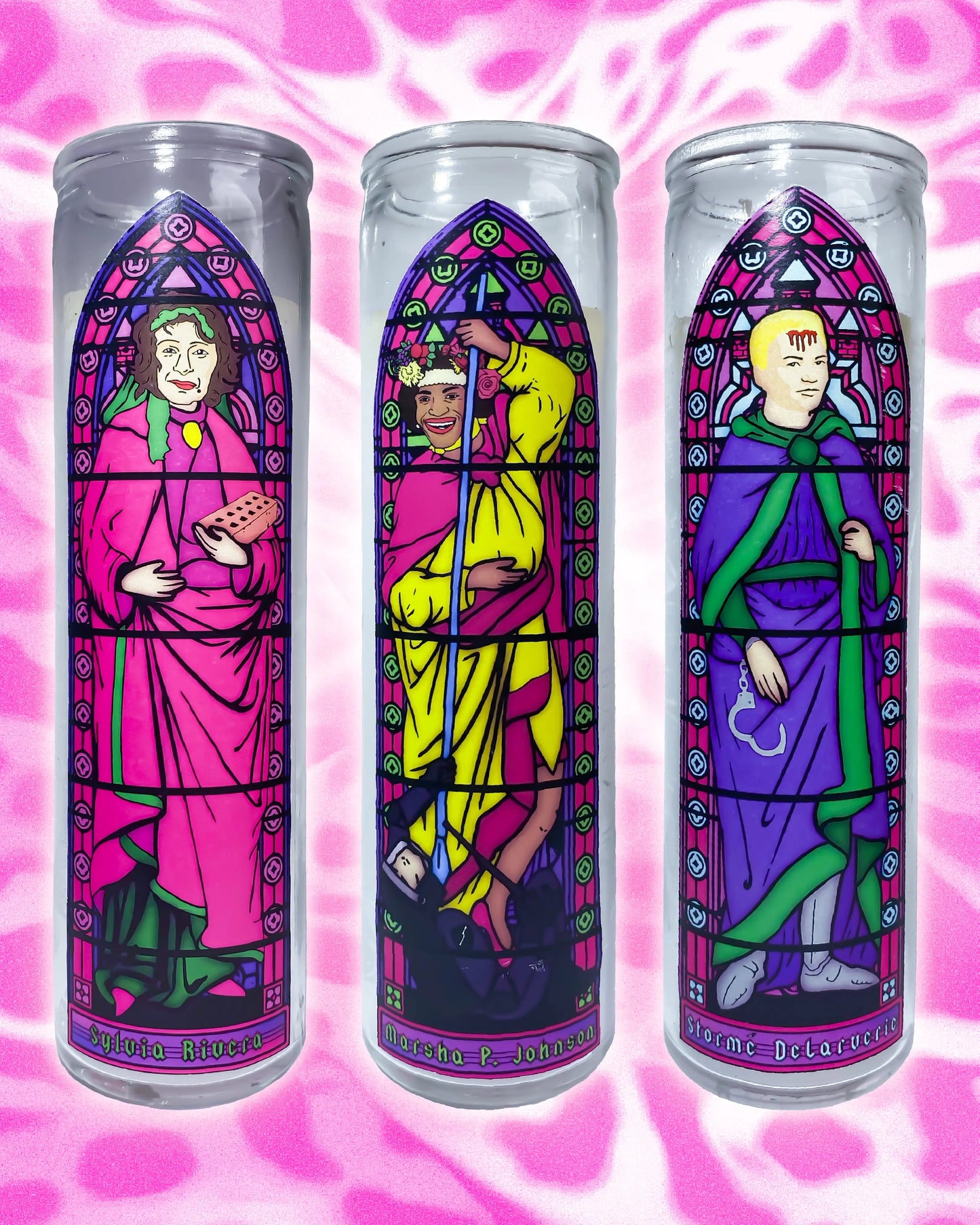 Cierges Les Saint·es de Stonewall God is Queer