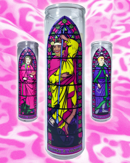 Cierges Les Saint·es de Stonewall God is Queer