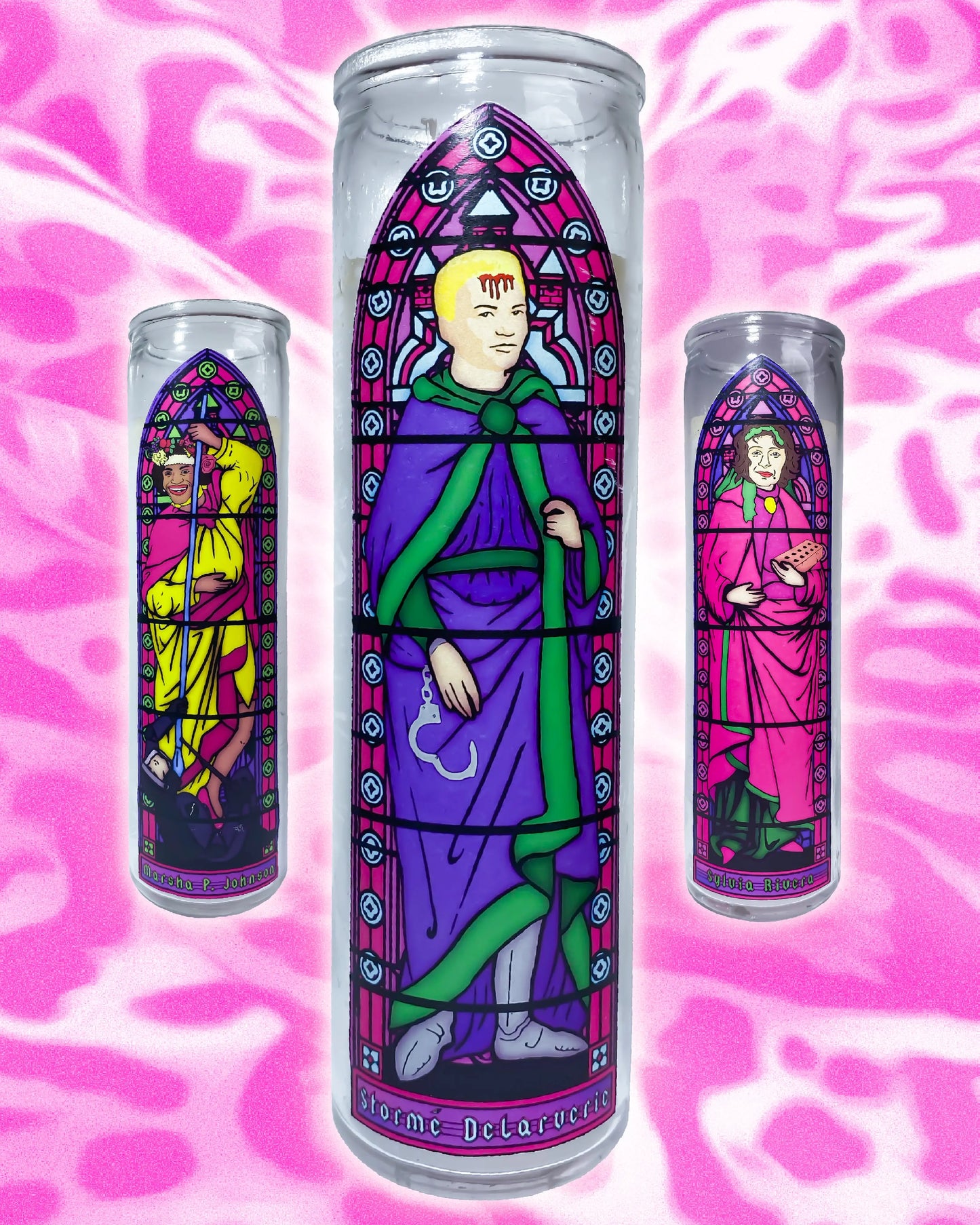 Cierges Les Saint·es de Stonewall God is Queer